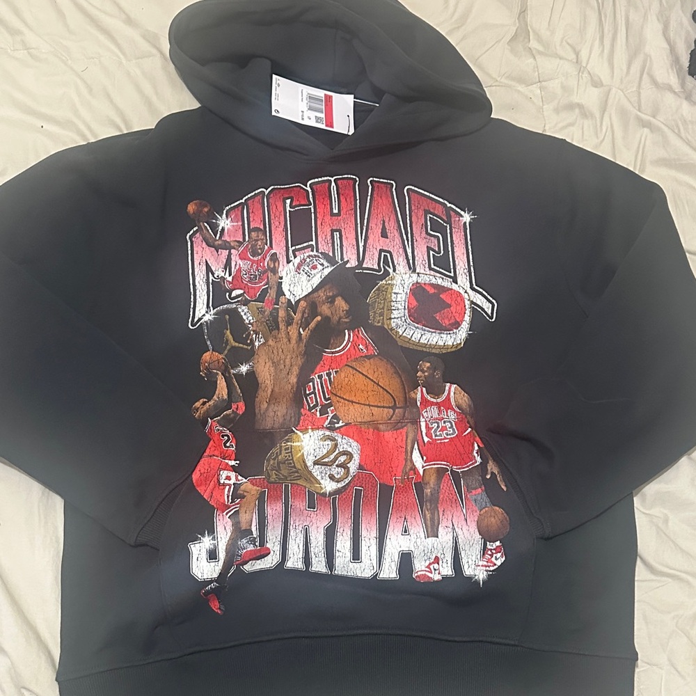 Jordan Black Graphic Hoodie